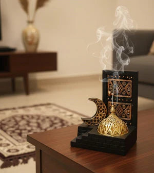 Islamic Decorative Table Piece with Crescent & Dome Design
