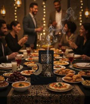 Islamic Decorative Table Piece with Crescent & Dome Design